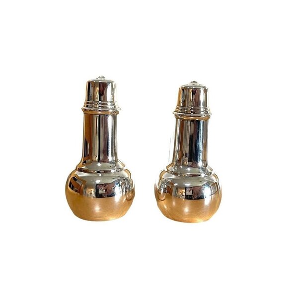 Silverplate Salt & Pepper Shakers WM Rogers IS‎ International Silver Vintage - Picture 1 of 5